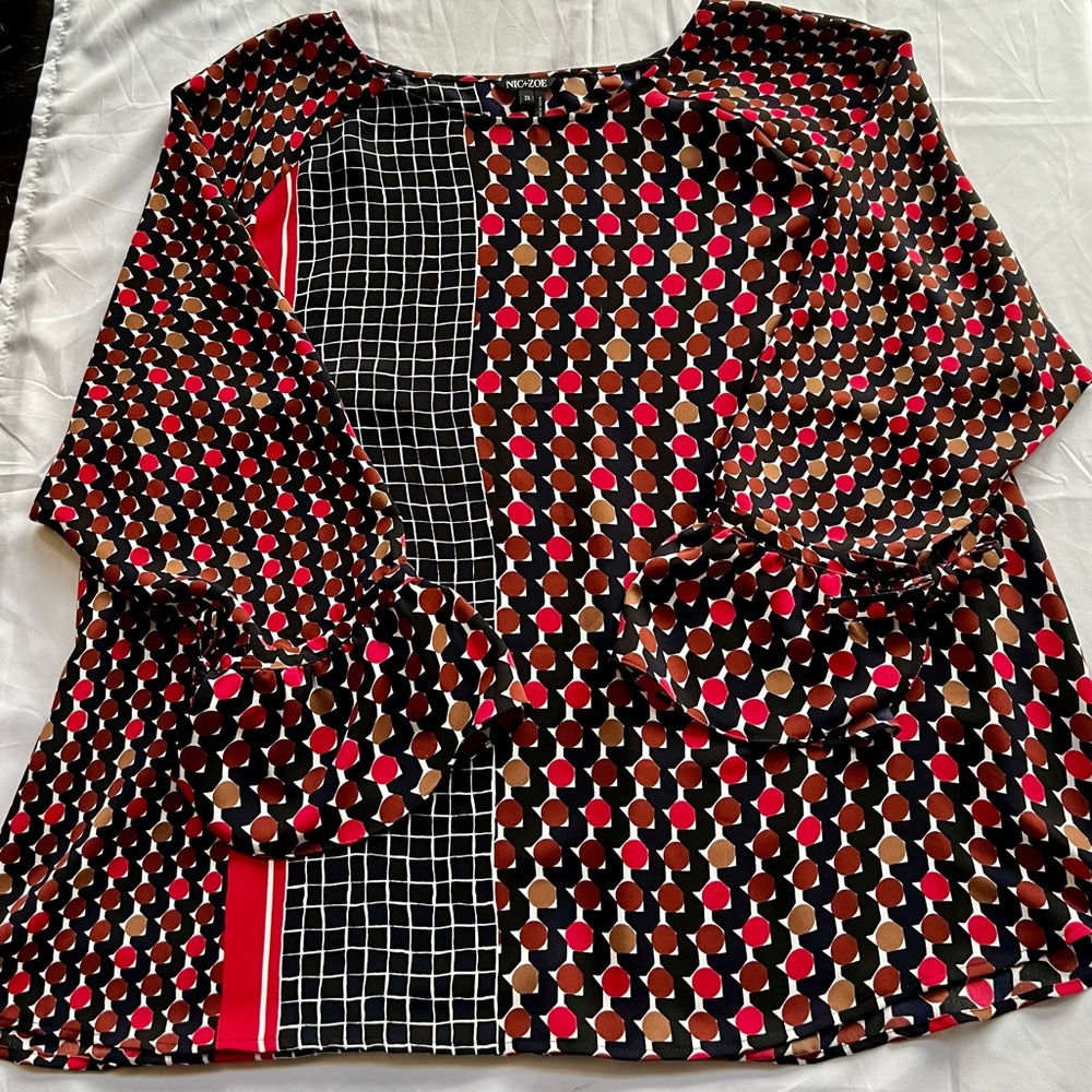 NWOT Nic+Zoe Tunic - Picture 6 of 9